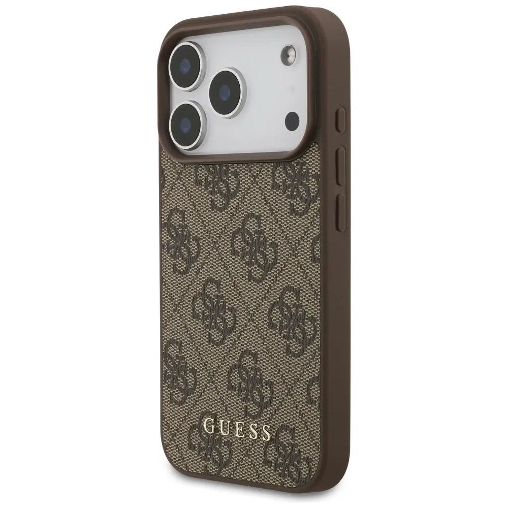 Etui Guess 4G Classic do Apple iPhone 17 Pro brązowy