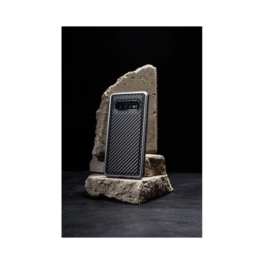 Hurtownia GSM - Hliníkové pouzdro X-Doria Defense Lux Samsung Galaxy S10e (Test pádu 3m) (Černá uhlíková vlákna) - XDR003BLK - {ean13} - Hurt