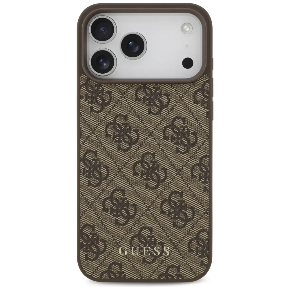 Etui Guess 4G Classic do Apple iPhone 17 Pro Max brązowy