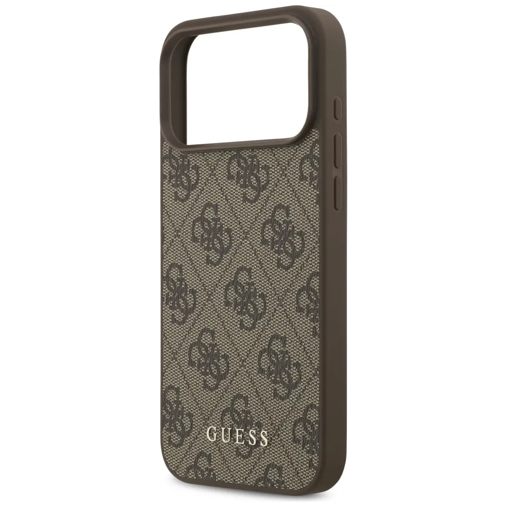 Etui Guess 4G Classic do Apple iPhone 17 Pro Max brązowy