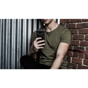 Hurtownia GSM - Etui din aluminiu X-Doria Defense Lux Samsung Galaxy S10e (test de cădere 3m) (Fibra de carbon neagră) - XDR003BLK - {ean13} - Hurt