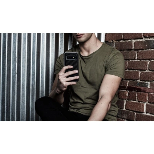 Etui aluminiowe X-Doria Defense Lux Samsung Galaxy S10e (Drop test 3m) (Black Carbon Fiber)