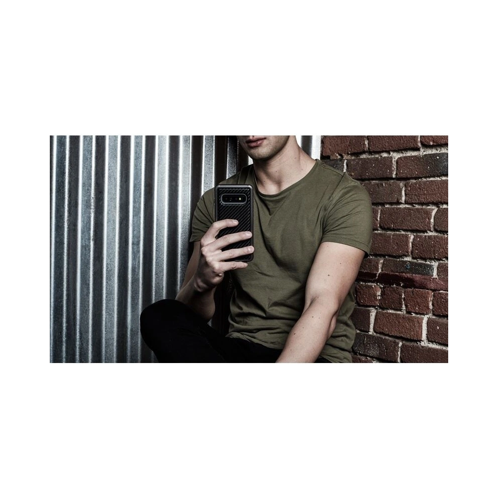 Hurtownia GSM - Hliníkové pouzdro X-Doria Defense Lux Samsung Galaxy S10e (Test pádu 3m) (Černá uhlíková vlákna) - XDR003BLK - {ean13} - Hurt