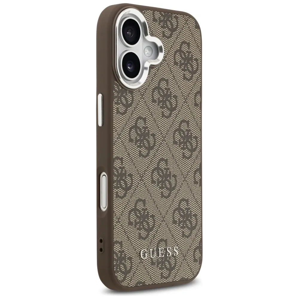 Etui Guess 4G Classic Logo MagSafe do Apple iPhone 17 brązowy