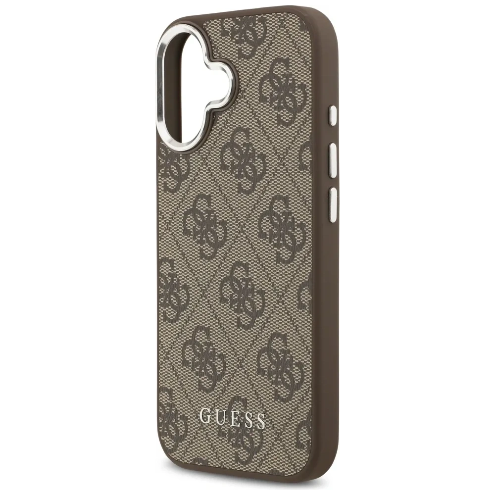 Etui Guess 4G Classic Logo MagSafe do Apple iPhone 17 brązowy