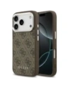 Etui Guess 4G Classic Logo MagSafe do Apple iPhone 17 Pro brązowy