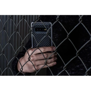 Hurtownia GSM - Etui din aluminiu X-Doria Defense Lux Samsung Galaxy S10e (test de cădere 3m) (Fibra de carbon neagră) - XDR003BLK - {ean13} - Hurt