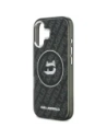 Etui Karl Lagerfeld IML Choupette Head Logo MagSafe do Apple iPhone 17 czarny