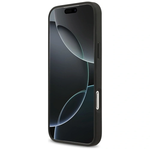 Etui Mercedes Leather Large Laurel Leave MagSafe do Apple iPhone 17 Pro Max antracyt