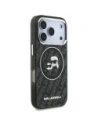Etui Karl Lagerfeld IML Glitter Karl & Choupette Heads Logo MagSafe do Apple iPhone 17 Pro czarny
