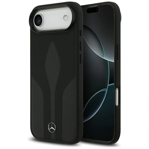 Etui Mercedes Leather The Move MagSafe do Apple iPhone Air czarny