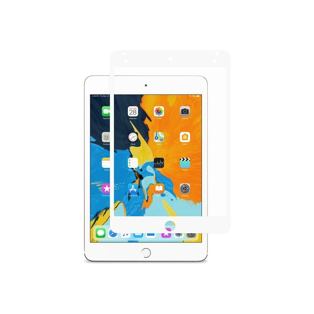 Hurtownia GSM - Ochranná fólie proti odrazu Moshi iVisor AG Apple iPad mini 7.9 2015/2019 (4. a 5. generace) (bílý rámeček) - MOSH006WHT - {ean13} - Hurt