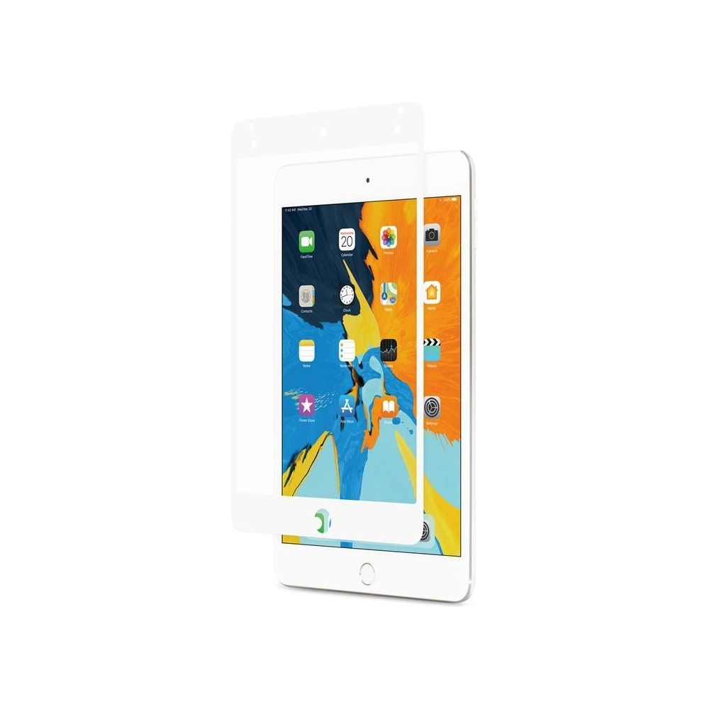Hurtownia GSM - Ochranná fólie proti odrazu Moshi iVisor AG Apple iPad mini 7.9 2015/2019 (4. a 5. generace) (bílý rámeček) - MOSH006WHT - {ean13} - Hurt