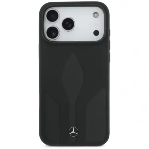Etui Mercedes Leather The Move MagSafe do Apple iPhone 17 Pro Max czarny