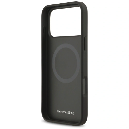 Etui Mercedes Leather The Move MagSafe do Apple iPhone 17 Pro Max taupe