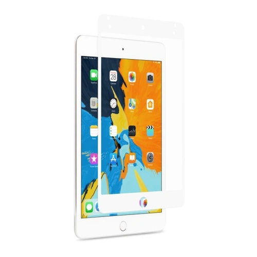 Ochronna folia anty-refleksyjna Moshi iVisor AG Apple iPad mini 7.9 2015/2019 (4. i 5. generacji) (biała ramka)