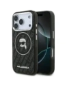 Etui Karl Lagerfeld IML Karl Head Logo MagSafe do Apple iPhone 17 Pro Max czarny