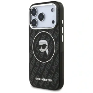 Etui Karl Lagerfeld IML Karl Head Logo MagSafe do Apple iPhone 17 Pro Max czarny