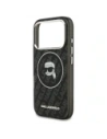Etui Karl Lagerfeld IML Karl Head Logo MagSafe do Apple iPhone 17 Pro Max czarny