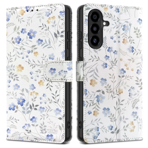 Etui z klapką Tech-Protect Wallet do Samsung Galaxy A26 5G / A17 4G / 5G Spring Flowers