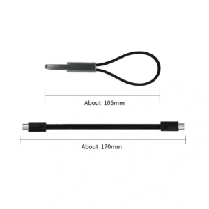 Kabel Tech-Protect Ultraboost DNA Keychain USB-C / USB-C Cable PD 60W / 3A Iron Grey