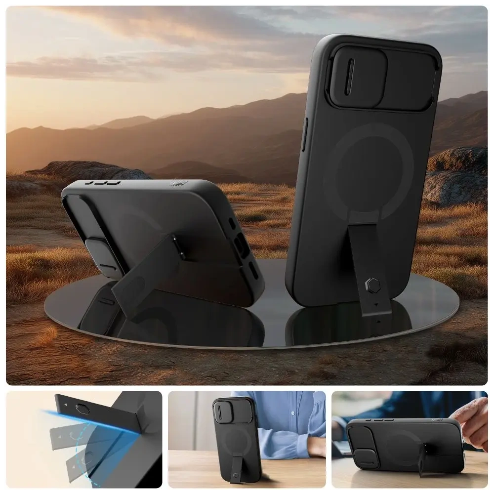 Etui Tech-Protect Kevlar Aura MagSafe do Apple iPhone 16e Black