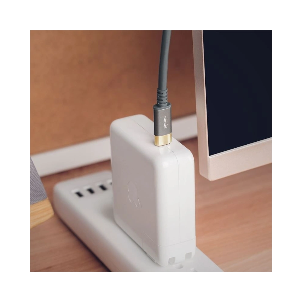 Hurtownia GSM - Kabel Moshi USB-C Monitor Cable Power Delivery 100 W, 4K (Šedá/Zlatá) - MOSH007GRYGLD - {ean13} - Hurt
