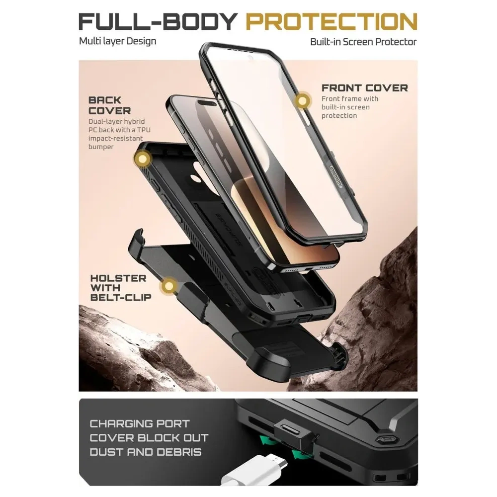 Etui Supcase Unicorn Beetle Pro do Apple iPhone 17 Black