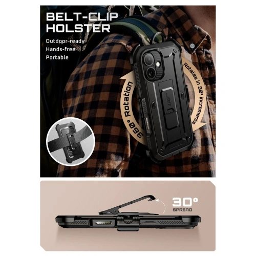 Etui Supcase Unicorn Beetle Pro do Apple iPhone 17 Black