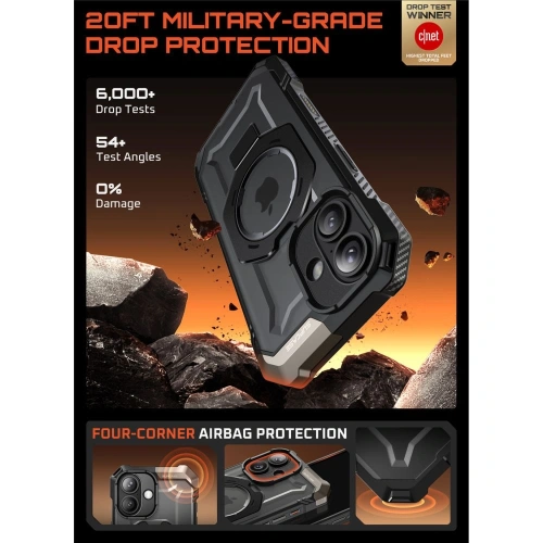 Etui Supcase Unicorn Beetle Grip Mag MagSafe do Apple iPhone 17 Black