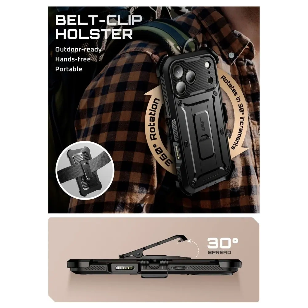 Etui Supcase Unicorn Beetle Pro do Apple iPhone 17 Pro Black