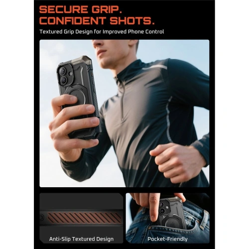 Etui Supcase Unicorn Beetle Grip Mag MagSafe do Apple iPhone 17 Black