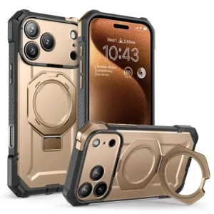 Etui Supcase Unicorn Beetle Grip Mag MagSafe do Apple iPhone 17 Pro Desert Gold