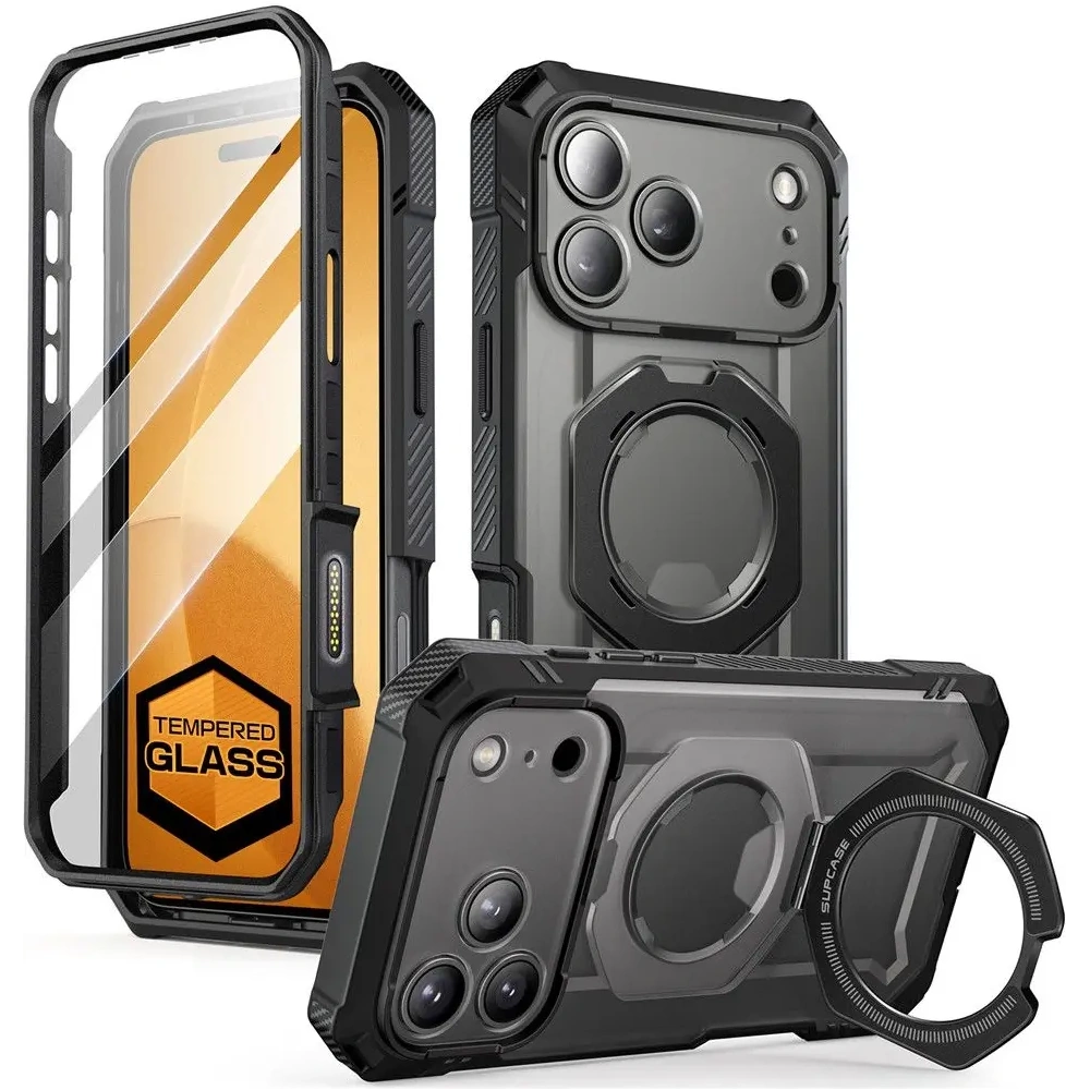 Etui Supcase Unicorn Beetle Grip Pro Mag MagSafe do Apple iPhone 17 Pro Black