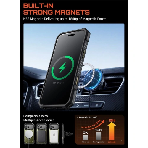 Etui Supcase Unicorn Beetle Grip Mag MagSafe do Apple iPhone 17 Pro Guldan