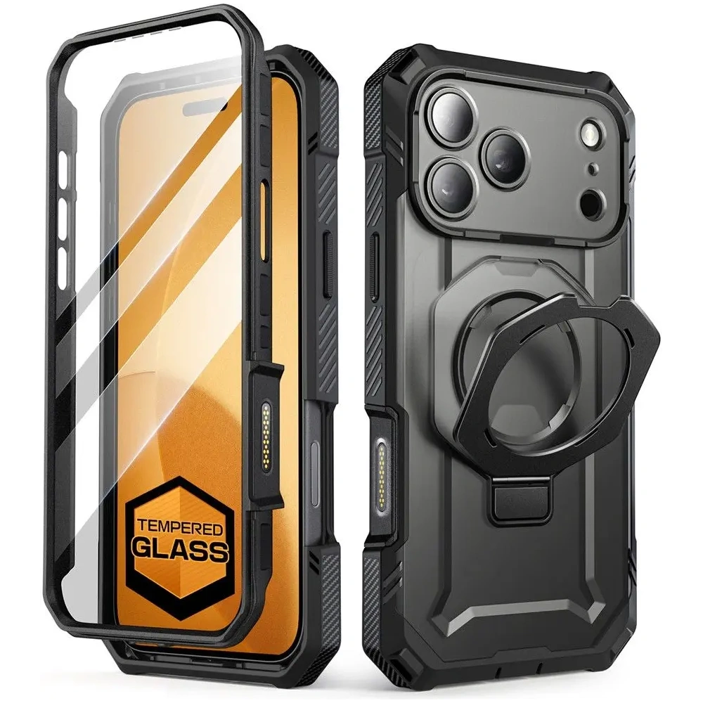 Etui Supcase Unicorn Beetle Grip Pro Mag MagSafe do Apple iPhone 17 Pro Black