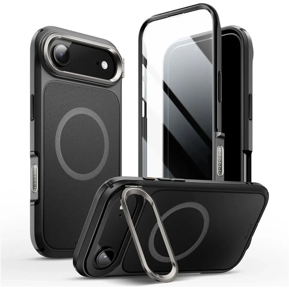 Etui Supcase IBLSN Ares Flip Mag MagSafe do Apple iPhone 17 Air Black