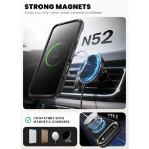 Etui Supcase IBLSN Ares Flip Mag MagSafe do Apple iPhone 17 Air Black