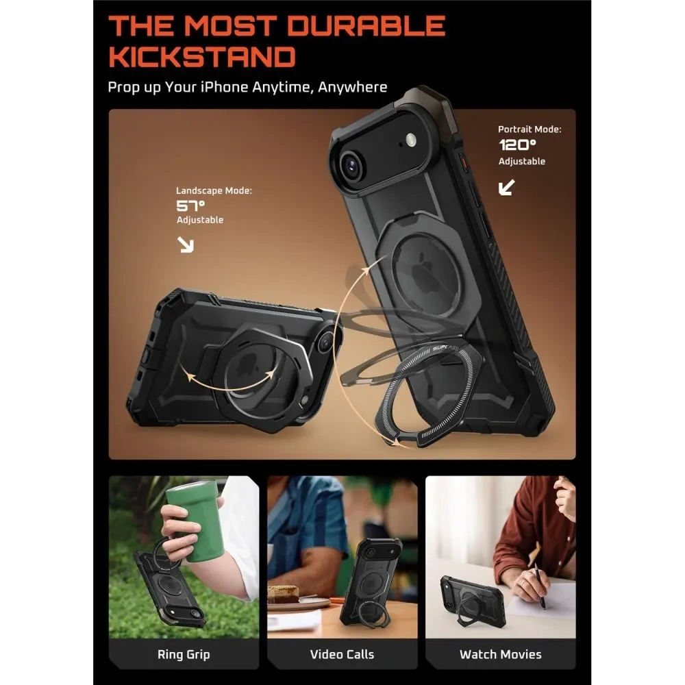 Etui Supcase Unicorn Beetle Grip Mag MagSafe do Apple iPhone 17 Air Black