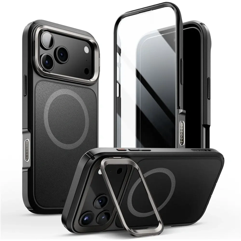 Etui Supcase IBLSN Ares Flip Mag MagSafe do Apple iPhone 17 Pro Max Black