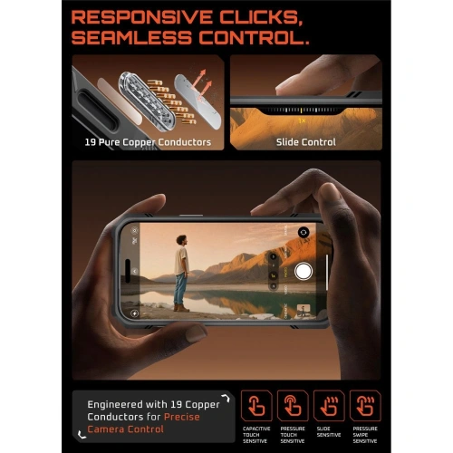 Etui Supcase Unicorn Beetle Grip Mag MagSafe do Apple iPhone 17 Pro Max Desert Gold