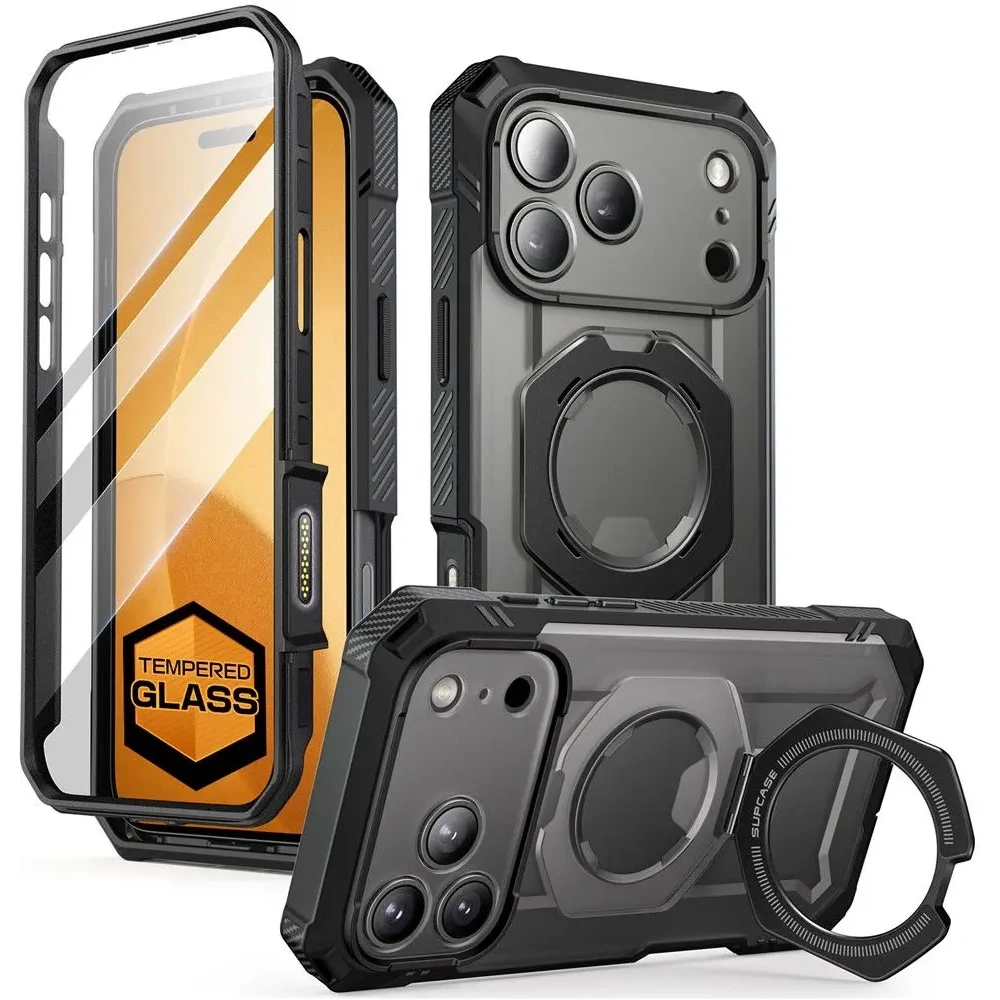 Etui Supcase Unicorn Beetle Grip Pro Mag MagSafe do Apple iPhone 17 Pro Max Black