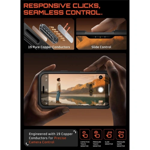 Etui Supcase Unicorn Beetle Grip Pro Mag MagSafe do Apple iPhone 17 Pro Max Black