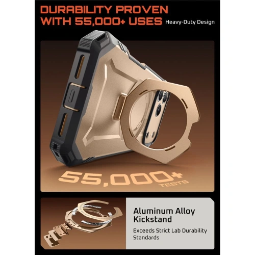 Etui Supcase Unicorn Beetle Grip Pro Mag MagSafe do Apple iPhone 17 Pro Max Desert Gold