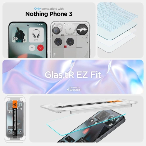 Szkło hartowane Spigen Glas.tr ez Fit do Nothing Phone 3 Clear [2 PACK]