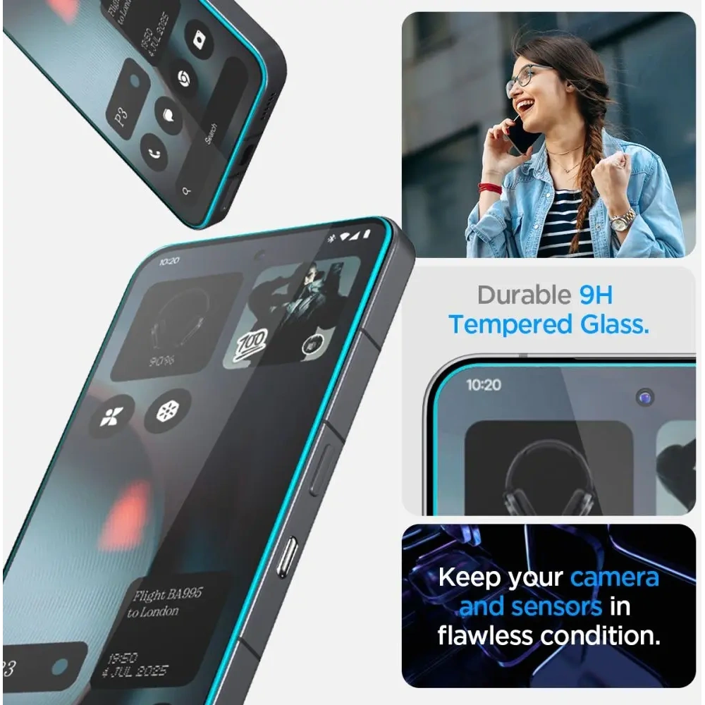 Szkło hartowane Spigen Glas.tr ez Fit do Nothing Phone 3 Clear [2 PACK]