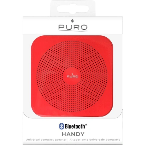 Przenośny głośnik bezprzewodowy PURO Handy Speaker Bluetooth (czerwony)
