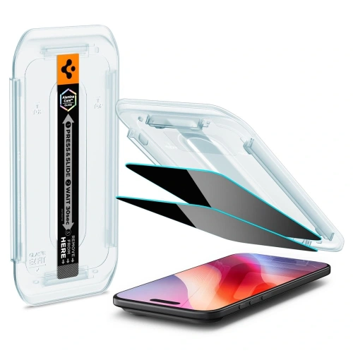 Szkło prywatyzujące Spigen Glas.tr ez Fit do Apple iPhone Air Privacy [2 PACK]