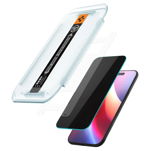 Szkło prywatyzujące Spigen Glas.tr ez Fit do Apple iPhone Air Privacy [2 PACK]
