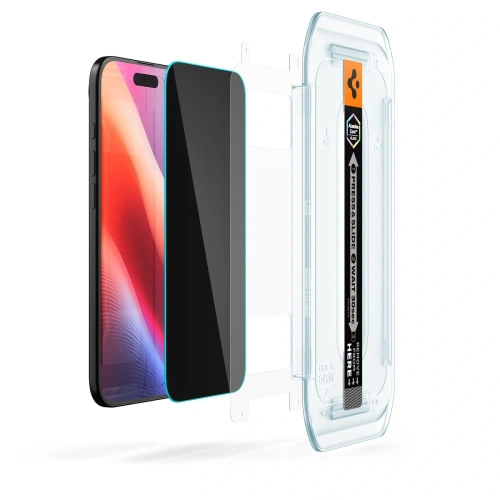 Szkło prywatyzujące Spigen Glas.tr ez Fit do Apple iPhone Air Privacy [2 PACK]